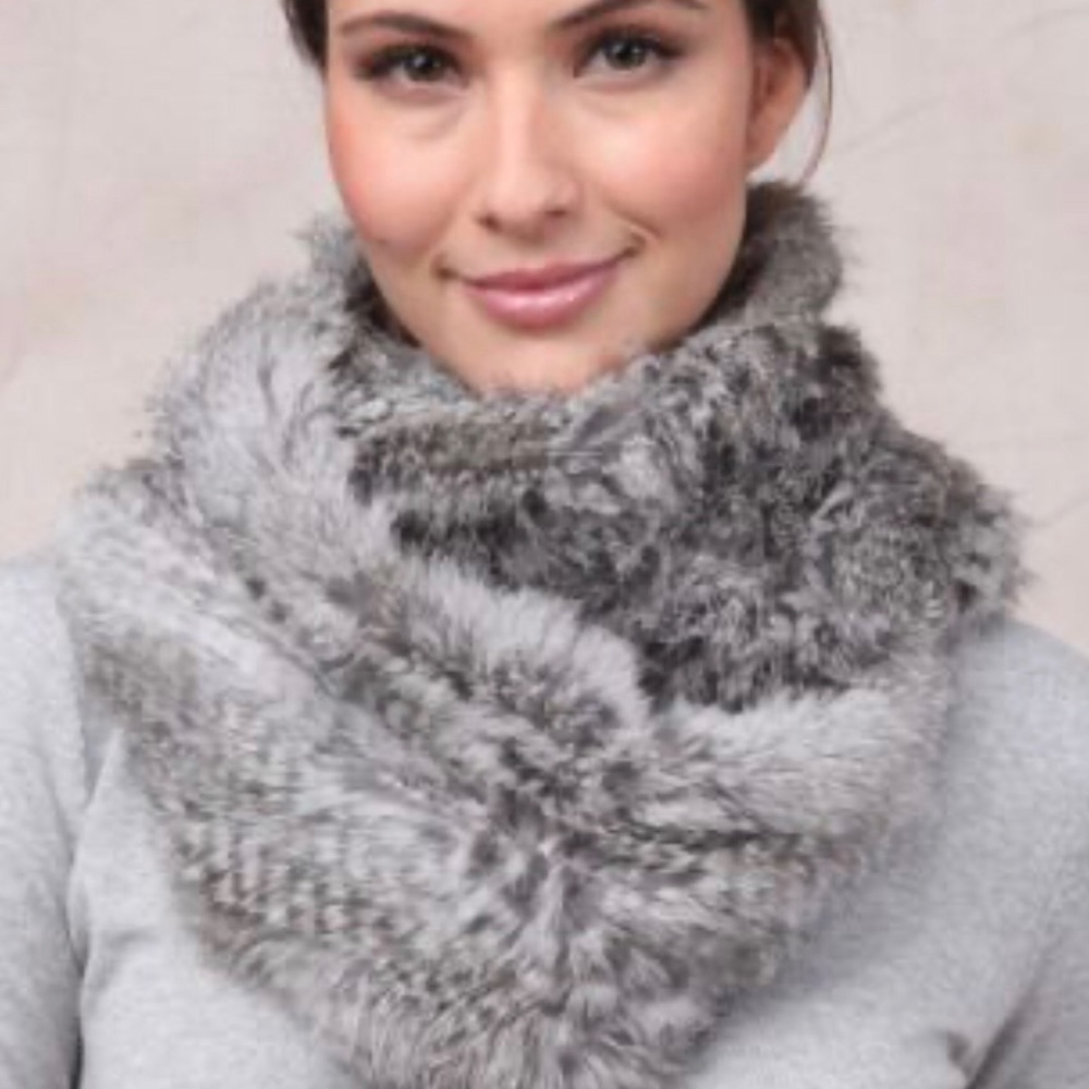 COPY - 100% Rabbit Fur Infinity ♾ Scarf